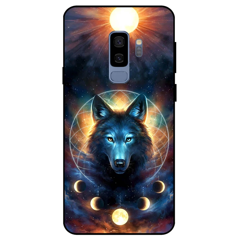 کاور مگافون طرح گرگ و ماه مدل 8006 مناسب برای گوشی موبایل سامسونگ Galaxy S9 Plus   