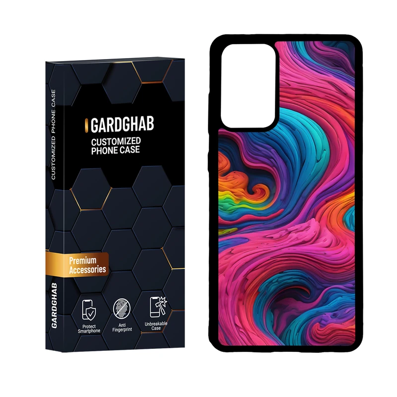 کاور گارد قاب مدل پشت گلس ساده مناسب برای گوشی موبایل سامسونگ Galaxy A72