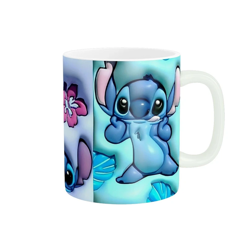 ماگ پادآفرین مدل کارتون استیچ stitch سه بعدی کد 085