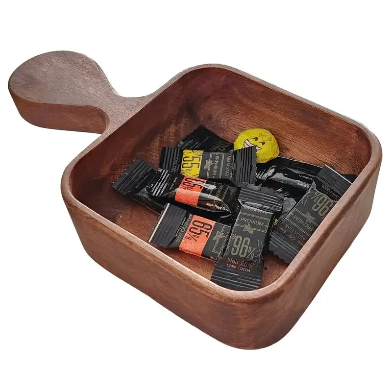 ظرف چوبی گردوچ مدل سرتاس کد DK - 1201