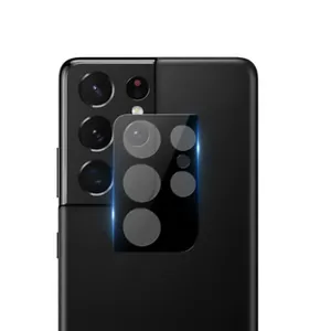 محافظ لنز دوربین مدل 9H کد MS مناسب برای گوشی موبایل سامسونگ Galaxy S21 Ultra