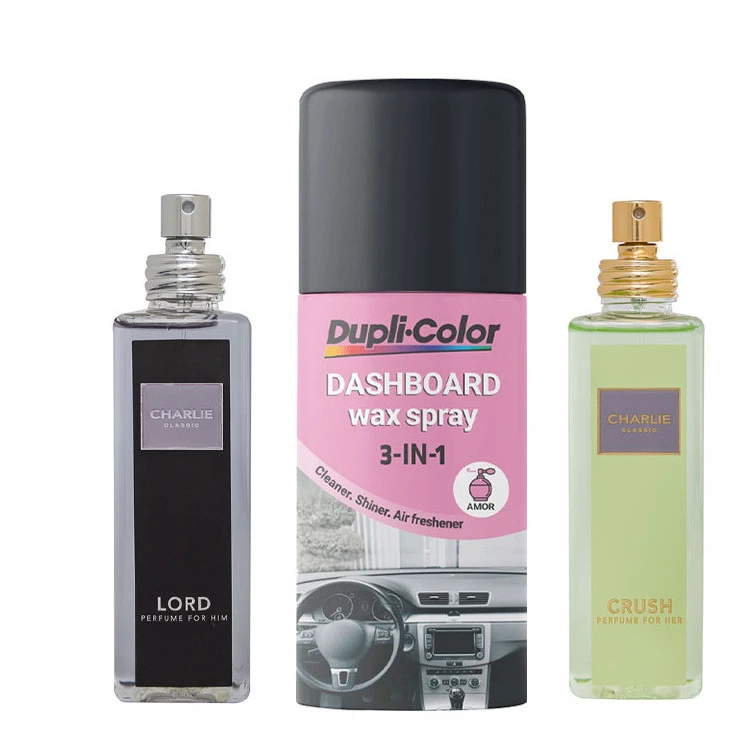 اسپری پولیش و خوشبوکننده داشبورد دوپلی کالر مدل amor crush lord حجم 150 میلی لیتر مجموعه 3 عددی