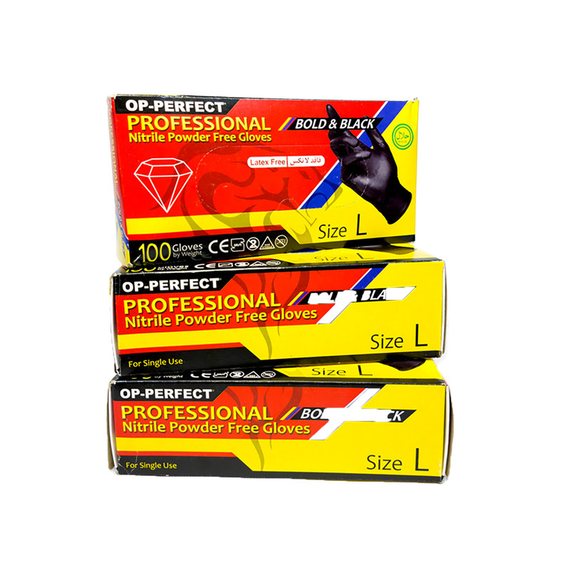 دستکش نیتریل اپی‌پرفکت مدل 04 سایز لارج بسته 100 عددی