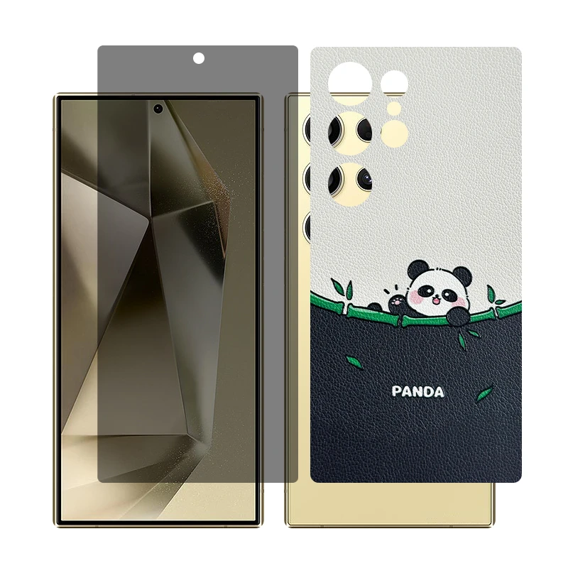 محافظ صفحه نمایش حریم شخصی گلس مدل Together مناسب برای گوشی موبایل سامسونگ Galaxy S23 Ultra به همراه برچسب پوششی 