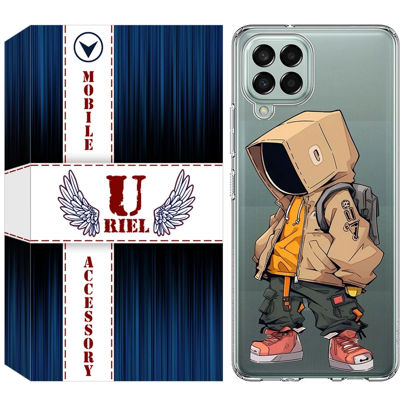 کاور یوریل مدل Clear کد 39 طرح پسر مناسب برای گوشی موبایل سامسونگ Galaxy M33