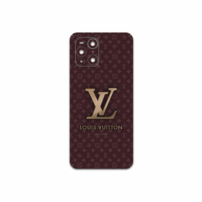 برچسب پوششی ماهوت مدل LOUIS-VUITTON-Logo مناسب برای گوشی موبایل اپو Find X3 Pro