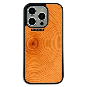 AKAM AMC-WA15PRO-WOOD-24 Cover For Apple iPhone 15 Pro