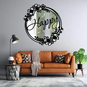 آینه پلکسی گلس طرح happy