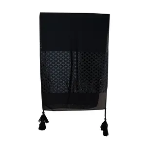 شال زنانه مدل مجلسی منگوله دار