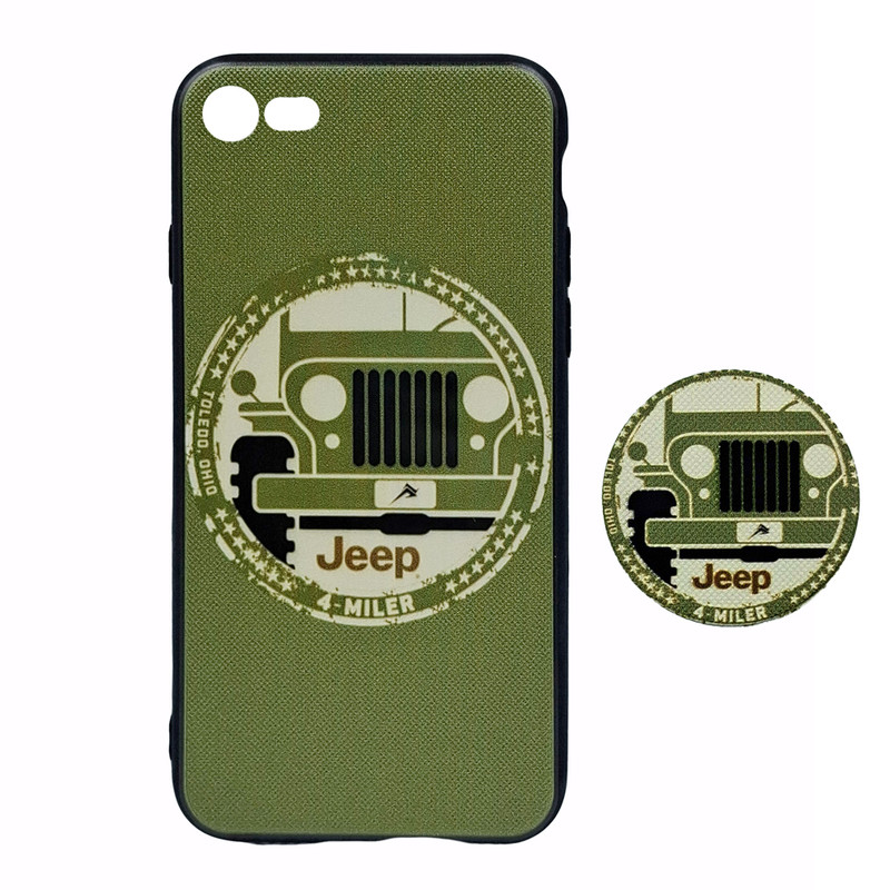 کاور مدل JIPAFROUD مناسب برای گوشی موبایل اپل Iphone 6/6s به همراه پاپ سوکت