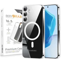 کاور بادی قاب مدل مگ سیف طرح Magsafe مناسب برای گوشی موبایل سامسونگ Galaxy S24 FE