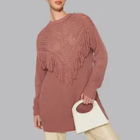 پلیور یقه گرد زنانه ترندیول مدل 678315924