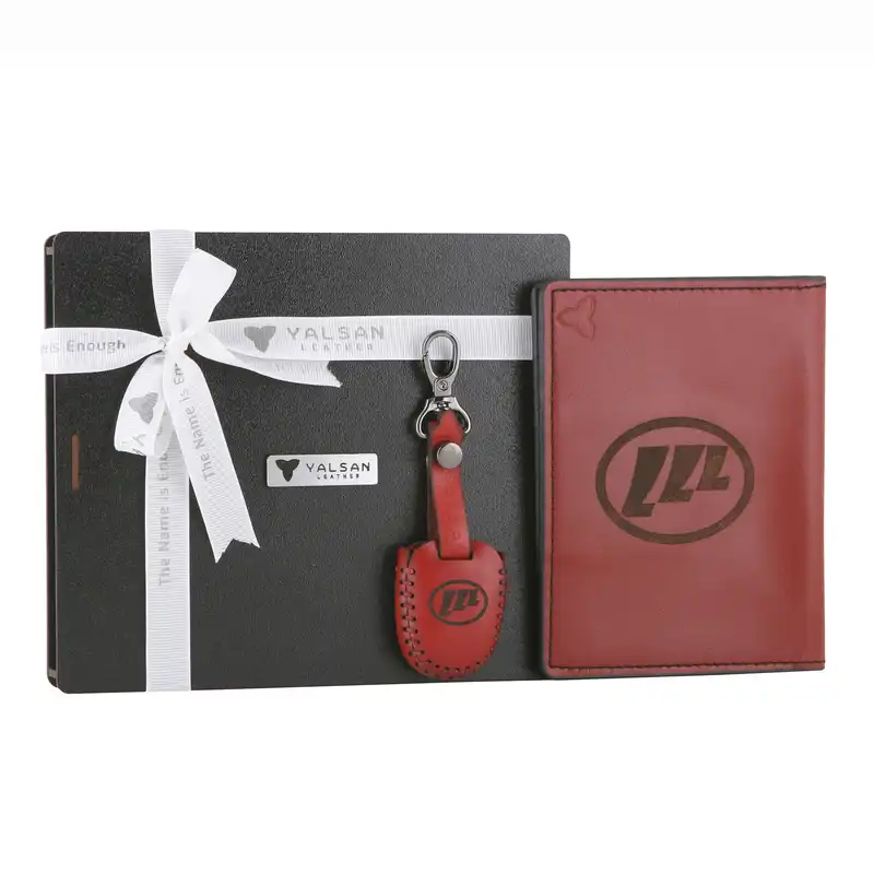 ست هدیه چرم یلسان مدل LIFAN 620 کد SET-300-17-GS