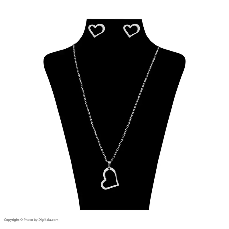 نیم ست زنانه مدل قلب کد mab1