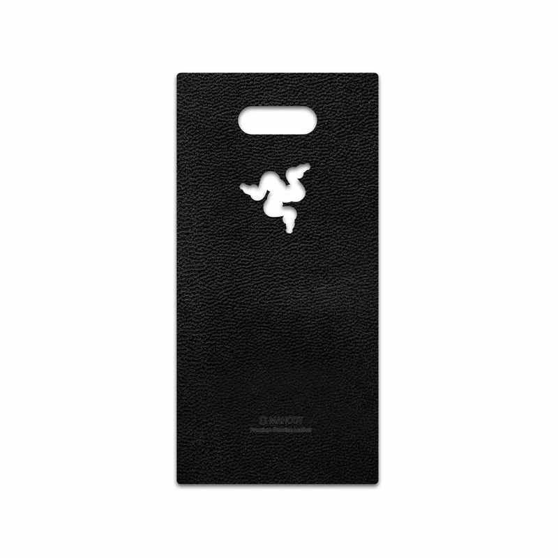 برچسب پوششی ماهوت مدل Black-Leather مناسب برای گوشی موبایل ریزر Phone 2