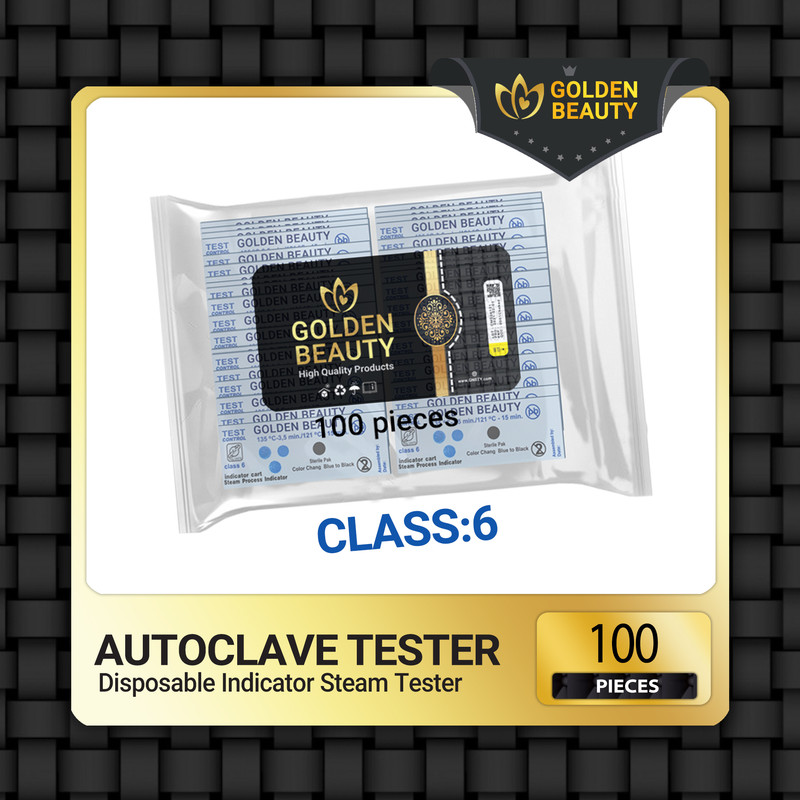 تستر اندیکاتور یکبار مصرف گلدن بیوتی مدل Class6 کد 04 بسته 100 عددی