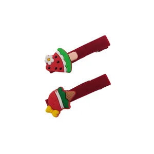 گیره مو دخترانه مدل یلدایی فانتزی کد T02 بسته 2 عددی