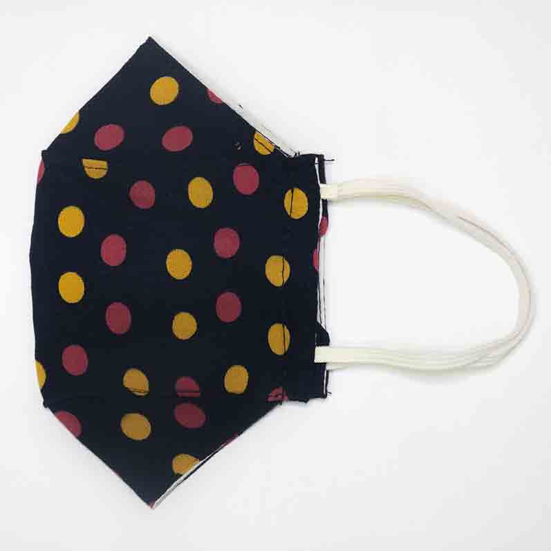 ماسک تزیینی زنانه طرح خالخالی کد s37