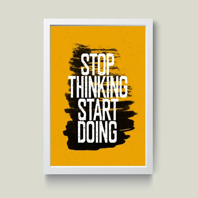تابلو مدل Start doing کدG7-29