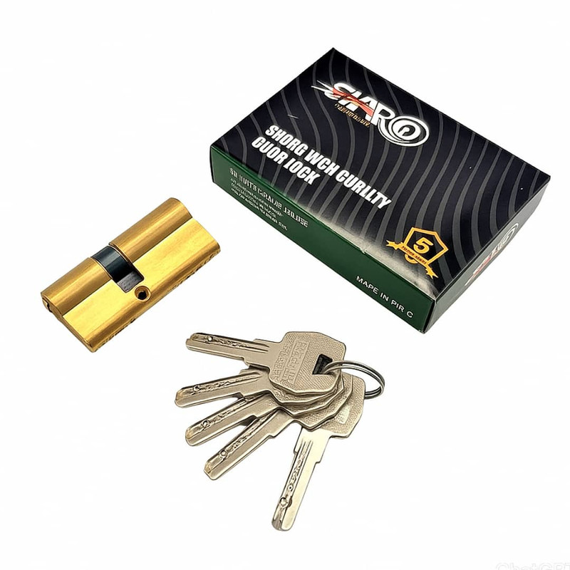سیلندر قفل شارو مدل 70mm brass