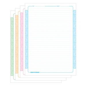 کاغذ a4 افق مدل چهار فصل خط دار بسته 100 عددی