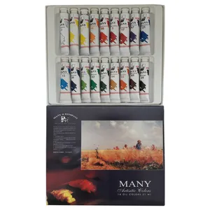  رنگ روغن مانی کد 01 حجم 21 میلی لیتر بسته 18 عددی