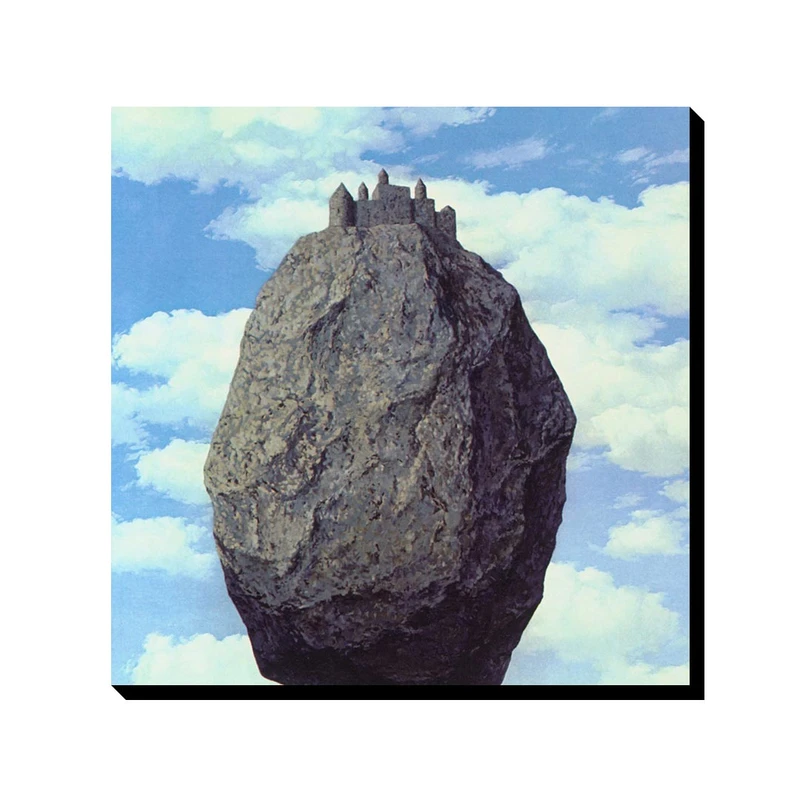 تابلو شاسی ترمه طراحان ایده مدل قلعه پیرنس از ماگریت کد art0420