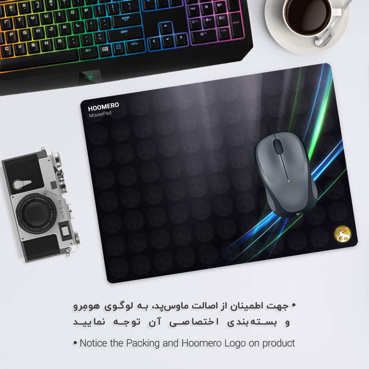 ماوس پد هومرو طرح Microsoft Windows Company Technology Company مدل A1787