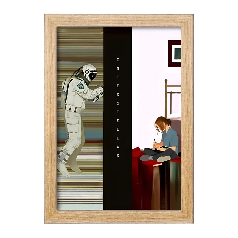 تابلو خندالو مدل میان ستاره ای کد F10485