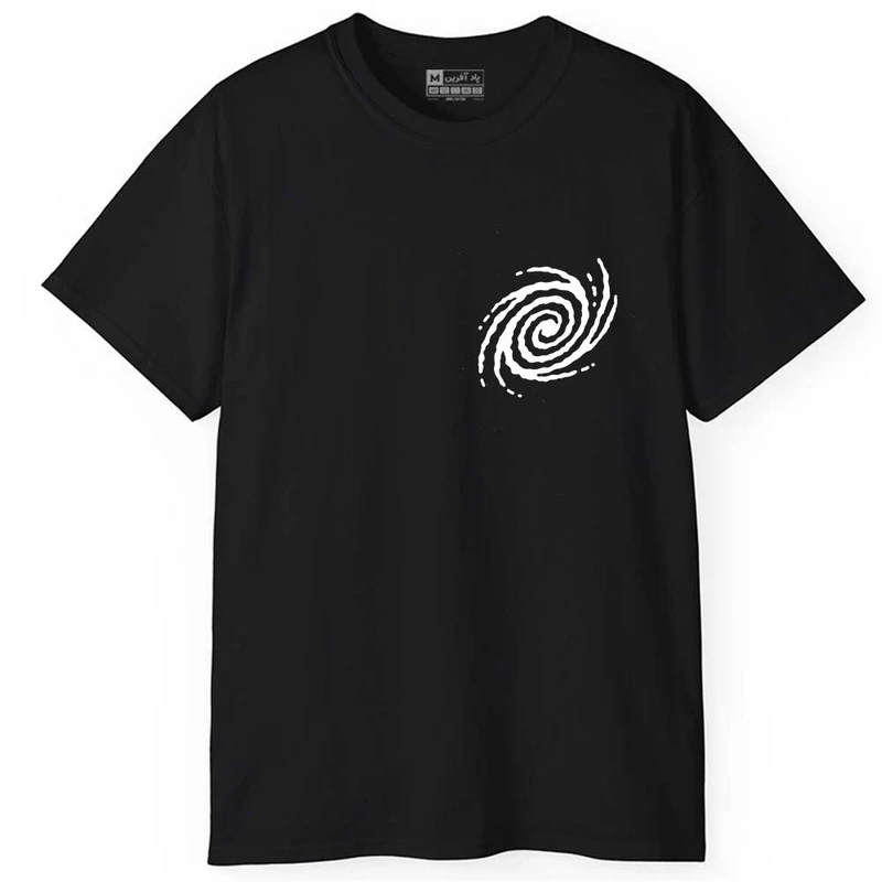 تی‌شرت آستین کوتاه مردانه پاد آفرین مدل کهکشان مینیمال کد 42