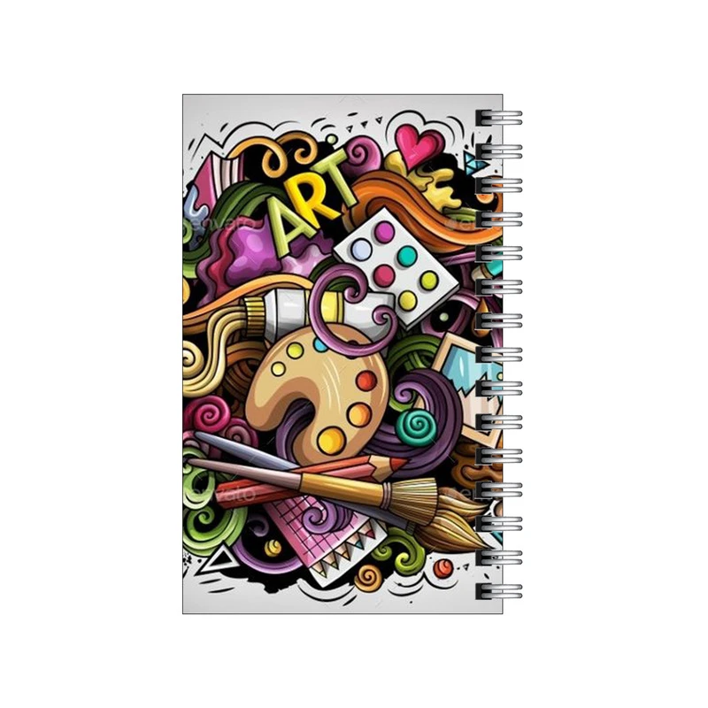 دفترچه یادداشت مدل to do list طرح هنر نقاشی کد 0301799