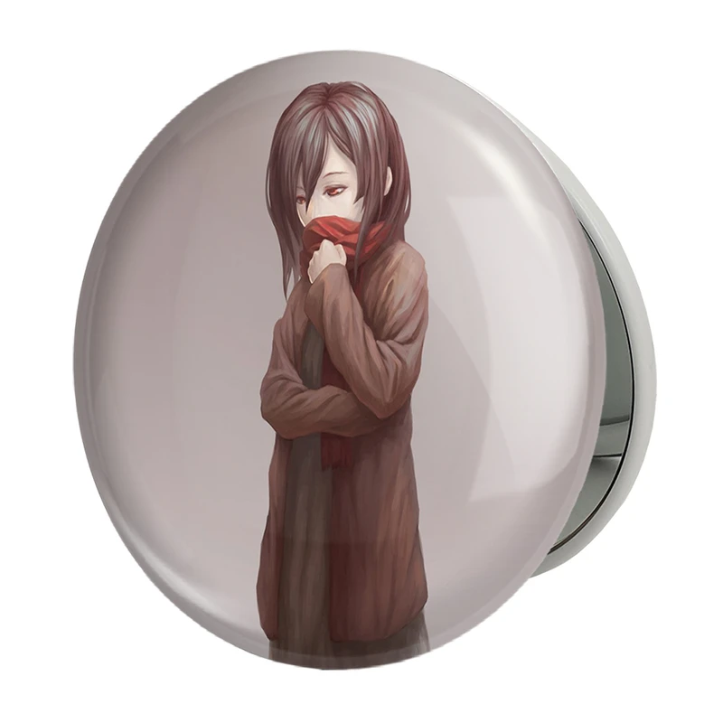آینه جیبی خندالو طرح میکاسا اکرمن انیمه اتک آن تایتان Attack on Titan مدل تاشو کد 18515 