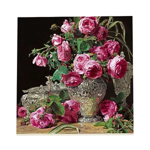 کاشی طرح گلدان گل کد f159