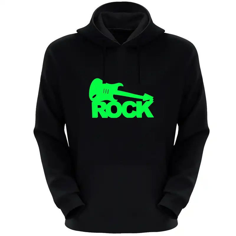 هودی زنانه مدل S89 ROCK رنگ مشکی