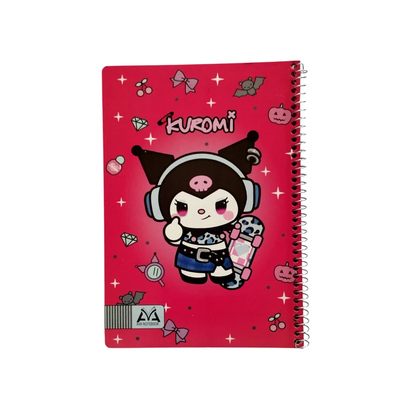 دفتر مشق 50 برگ آوا مدل حاشیه دار کرومی