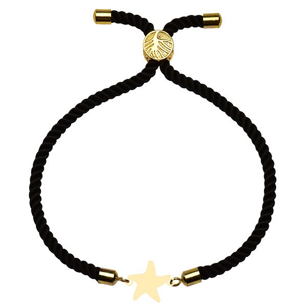 دستبند طلا 18 عیار دخترانه کرابو طرح ستاره مدل Krd1612