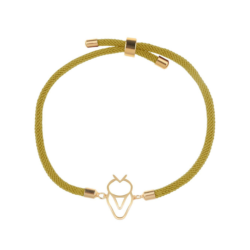 دستبند طلا 18 عیار زنانه مدوپد مدل جغد کد D14-10195