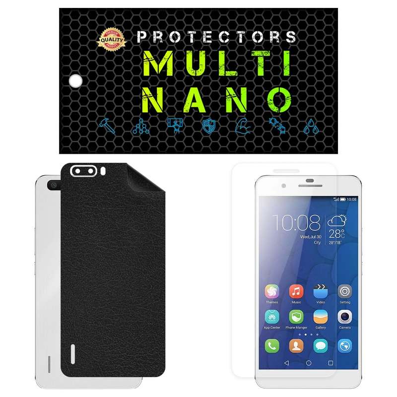 محافظ صفحه نمایش مولتی نانو مدل X-SFL مناسب برای گوشی موبایل آنر 6 Plus به همراه برچسب پوششی