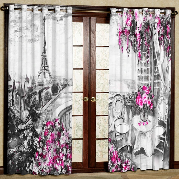 پرده پانچی کد 6184 سایز 280x140 سانتی متر