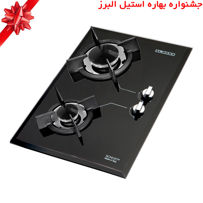 اجاق گاز صفحه ای استیل البرز مدل G-2302