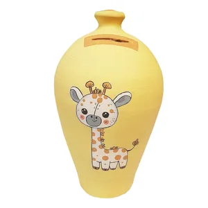 قلک سفالی طرح زرافه کد HT 011