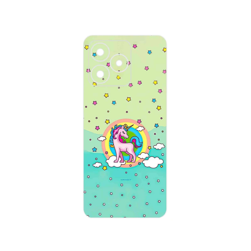 برچسب پوششی ماهوت مدل Rainbow unicorn adventure مناسب برای گوشی موبایل ریلمی C53