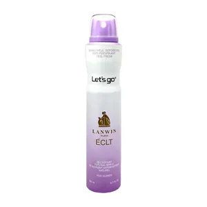 اسپری دئودورانت زنانه لتس گو مدل lanvin eclat  حجم 200 میلی لیتر