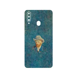 MAHOOT Self portrait with a gray felt hat Cover Sticker for Samsung Galaxy A20s