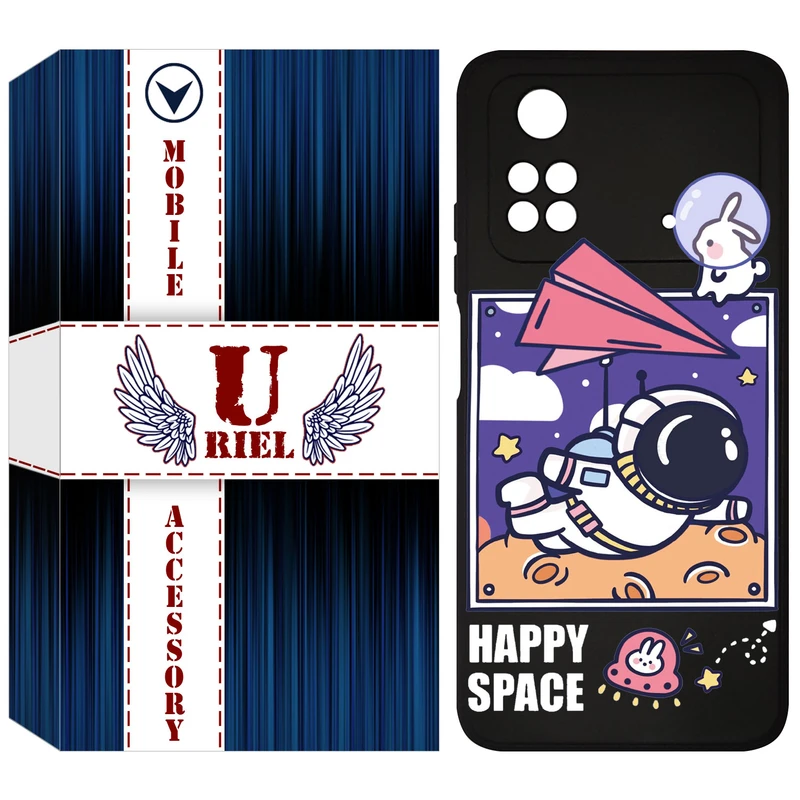 کاور یوریل مدل KSH کد 22 طرح فضانورد مناسب برای گوشی موبایل شیائومی Poco M4 Pro 4G