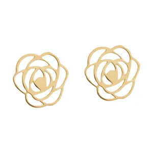 گوشواره طلا 18 عیار زنانه کانیار گالری کد GOA37