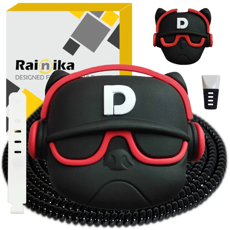 محافظ کابل و شارژر دیواری رینیکا مدل Bulldog B/A مناسب برای شارژر اپل 20 وات b/a مجموعه 5 عددی