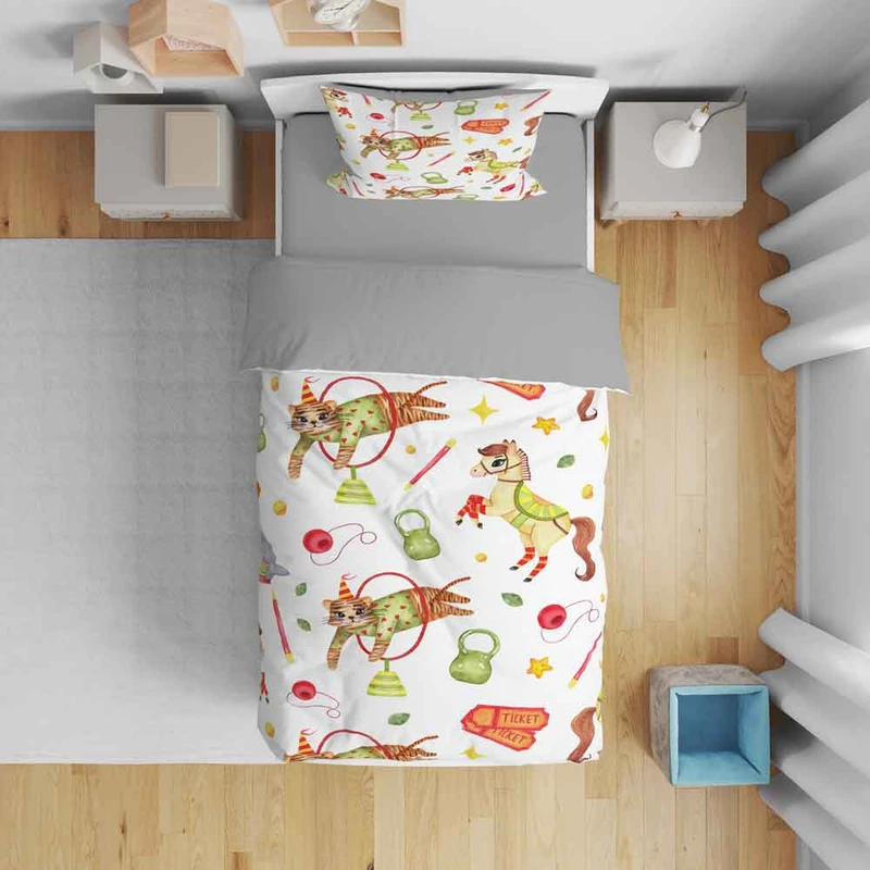 سرویس روتختی نوپه هوم مدل کارتونی T5977 تک نفره 5 تکه