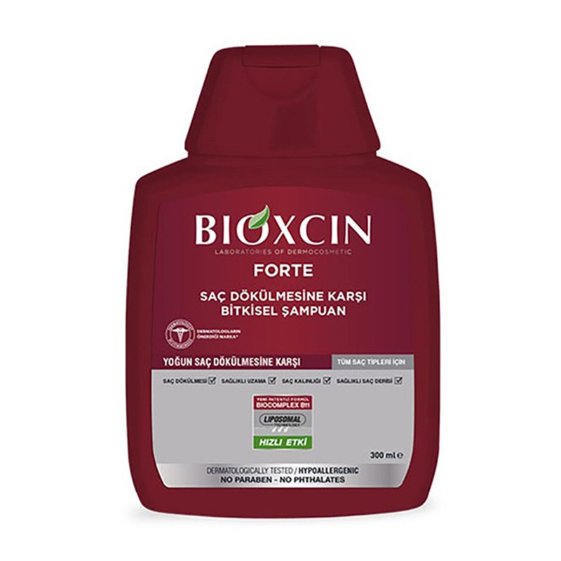 شامپو ضد ریزش مو بیوکسین مدل فورته حجم 300 میلی لیتر