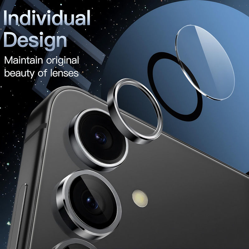 محافظ لنز دوربین چلیپا مدل Sapphire مناسب برای گوشی موبایل سامسونگ Galaxy S24 FE